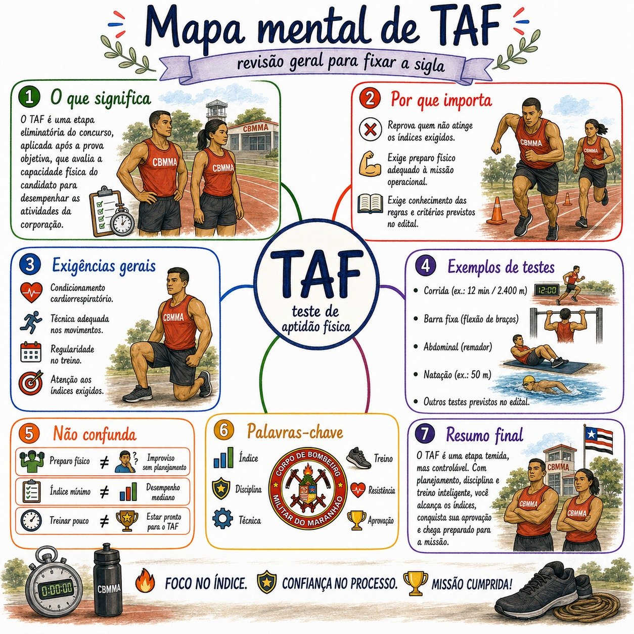Amostra visual adicional do Kit Visual CBMMA 2026 para Soldado Combatente